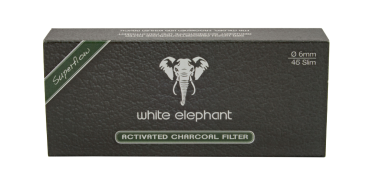 White Elephant Aktivkohlefilter 6mm - 45Stk.